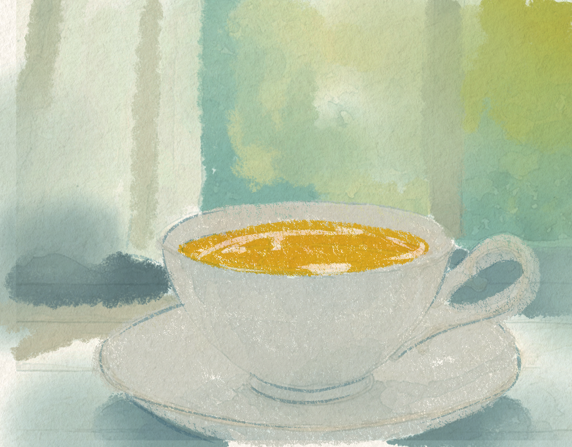 teacup still life